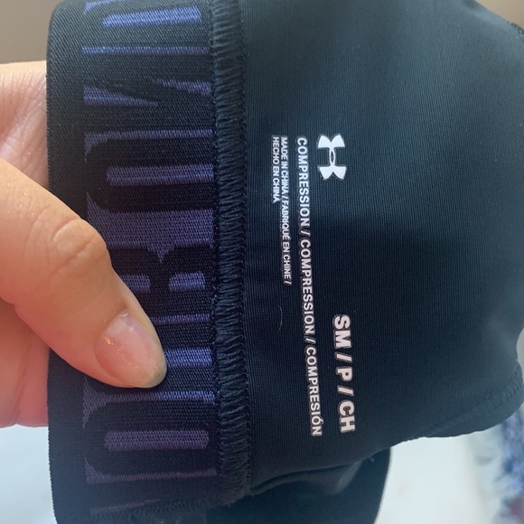 Under armor purple and black sports bra - Picture 3 of 3